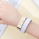 Acrylic Beaded Elastic Bangle for Women