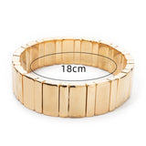 Acrylic Beaded Elastic Bangle for Women
