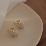 French Sugar 3D Pearl Earrings for Women