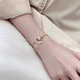 Zircon Bee Pendant Charm Bracelet for Women