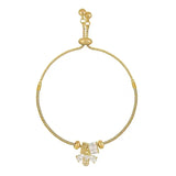 Zircon Bee Pendant Charm Bracelet for Women