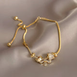Zircon Bee Pendant Charm Bracelet for Women