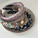 Flower Hair Accessories Satin Elastic Hair Scrunchies Hair Bands