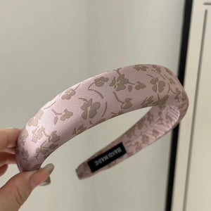 Flower Hair Accessories Satin Elastic Hair Scrunchies Hair Bands