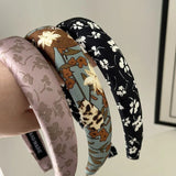 Flower Hair Accessories Satin Elastic Hair Scrunchies Hair Bands