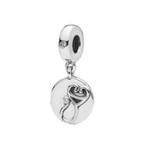 Doctor House Football Pendant Silver Charm Bracelet DIY Jewelry