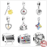 Doctor House Football Pendant Silver Charm Bracelet DIY Jewelry