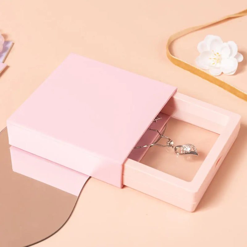 Jewelry Box Necklace Ring Earring Gift Display Box