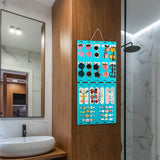 Earring Organizer Wall Holder Soft Felt Hanger for Jewelry