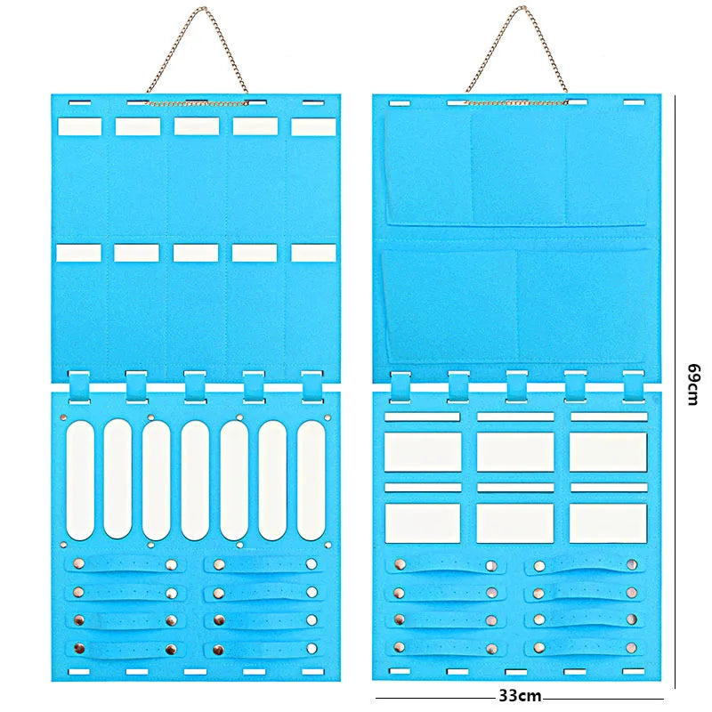 Earring Organizer Wall Holder Soft Felt Hanger for Jewelry