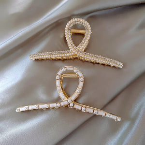 Pearl Hair Clip Large Shark Clip Star Hair Accessories