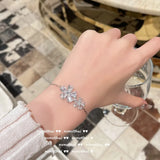 925 Silver Daisy Jewelry Sets with Zircon Stone for Women