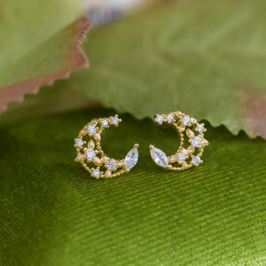 Tiny Micro Zircon Earrings 14k Real Plated Women Gift