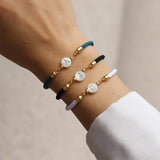 A-Z Initial Letter Bracelet Women Adjustable Rope Charm Bracelet