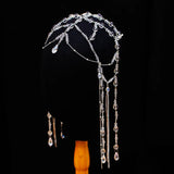 Crystal Tassel Hair Band Bridal Hair Jewelry Tiara