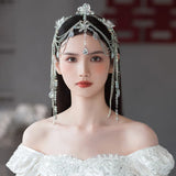 Crystal Tassel Hair Band Bridal Hair Jewelry Tiara