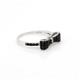 Bow Explosion Ring CZ Wedding Engagement Jewelry Ladies Gift