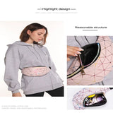 Colorful Geometric Laser Waist Bag Bright Leather Single Shoulder Messenger Bag