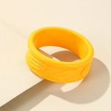 Colorful Resin Bracelet for Women Wide Charm Bangle Retro Hand Party Jewelry
