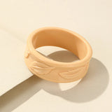 Colorful Resin Bracelet for Women Wide Charm Bangle Retro Hand Party Jewelry