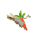 Metal Water Drop Women Hair Rabbit Radish Pearl Tassel Shark Clip