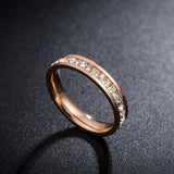 Gothic Metal Thin Nail Bling Rings for Women Girls / Silver