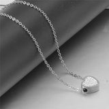 Crystal Austrian 3 Colors Love Necklace for Women