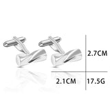 Lineart Cufflinks High Silver Men's Suit Jewelry