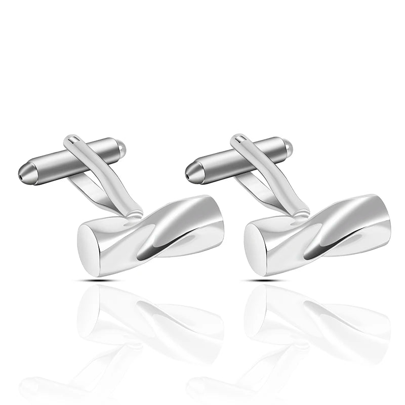 Lineart Cufflinks High Silver Men's Suit Jewelry