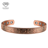 Magnetic Bracelet Bangle Red Copper Therapy