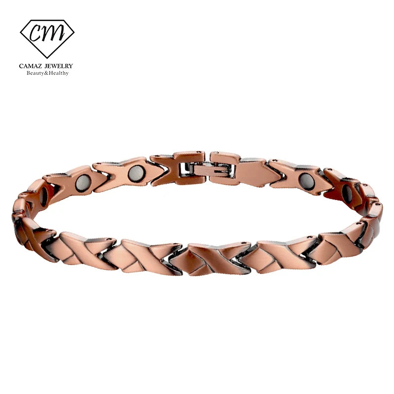 Magnetic Bracelet Bangle Red Copper Therapy