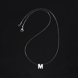 Initial Letter Pendant Necklace for Women: A-Z Alphabet Jewelry