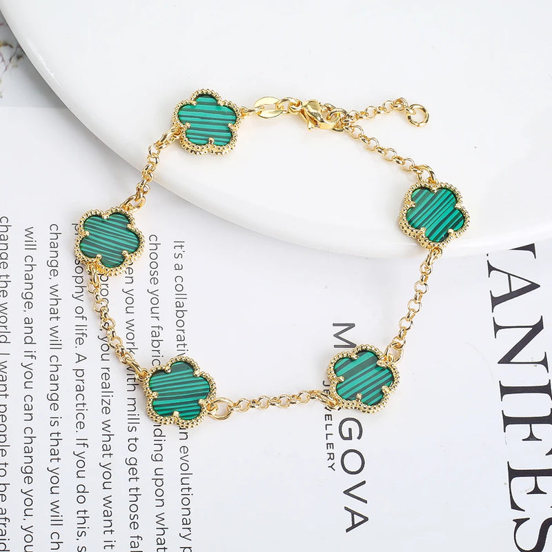 Women's Colorful Flower Bracelet for Party
