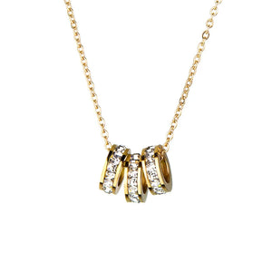 Zircon Waist Pendant Necklace for Women Clavicle Chain Choker