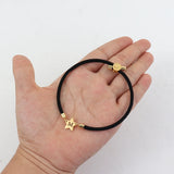 Colorful Adjustable Rope Charm Bracelet A-Z Letter Initial Women Gift