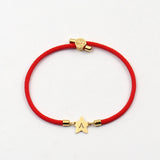 Colorful Adjustable Rope Charm Bracelet A-Z Letter Initial Women Gift