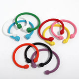 Titanium Steel Bracelet Twisted Steel Wire Charm Bracelet Women