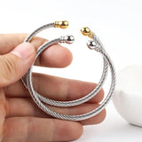 Women's Titanium Steel Charm Bracelet