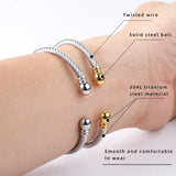 Women's Titanium Steel Charm Bracelet