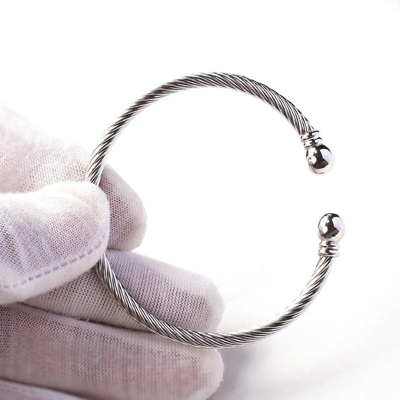 Women's Titanium Steel Charm Bracelet