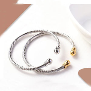 Women's Titanium Steel Charm Bracelet