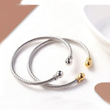 Women's Titanium Steel Charm Bracelet