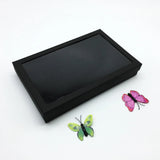 36-Slot Ring Display Stand Metal Earrings Jewelry Storage Box