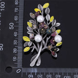 Vintage Christmas Tree Brooch Dress Accessories for Party