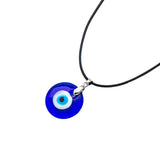 Women Glass Evil Eye Pendant Charms Necklace