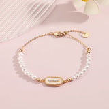 Women Pearl Shell Adjustable Bracelet Dubai Arabian Zircon Jewelry