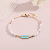Women Pearl Shell Adjustable Bracelet Dubai Arabian Zircon Jewelry