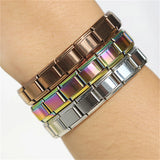 Italian Elastic Charm DIY Bracelet Stainless Steel YDL001