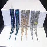 Crystal Tassel Earrings Austrian Jewelry Hypoallergenic