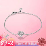 925 Silver Heart Family Tree of Life Bracelet for Women